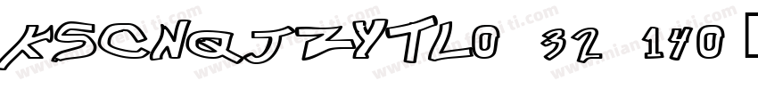 KSCNQJZYTL0 32 140字体转换